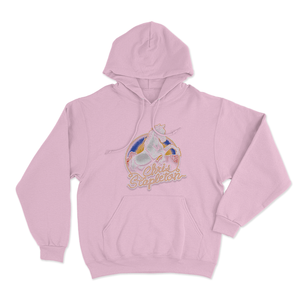 Chris Stapleton Horse Unisex Hoodie Pink Chris Stapleton Horse Unisex Hoodie Pink