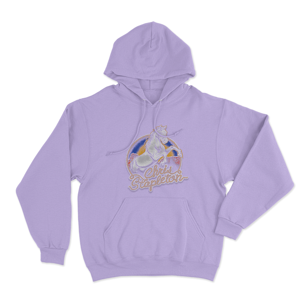 Chris Stapleton Horse Unisex Hoodie Purple Chris Stapleton Horse Unisex Hoodie Purple