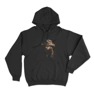 Chris Stapleton Portrait Unisex Hoodie Black