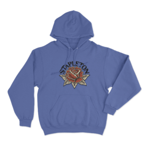 Stapleton Rose Unisex Hoodie Blue